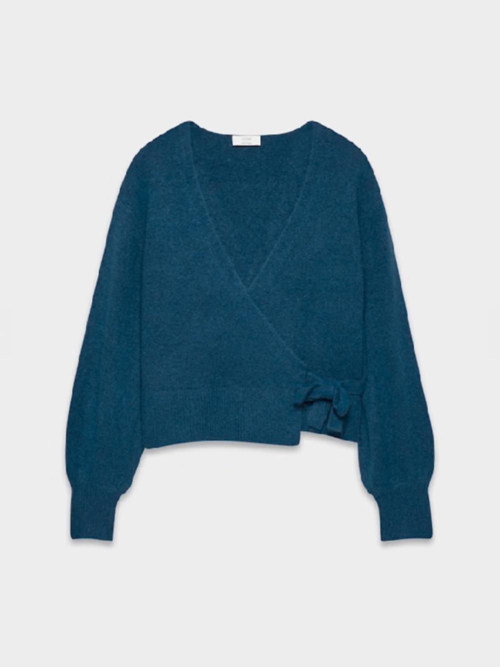 Aritzia SoftSpoke™ Cassidy Wrap Sweater - Nocturnal Blue